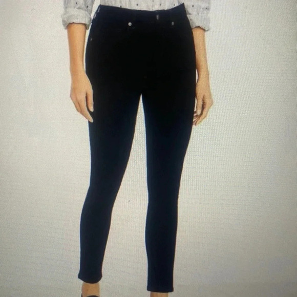 LOFT High-Rise Black Skinny Jeans Size 4/27 - Picture 1 of 11